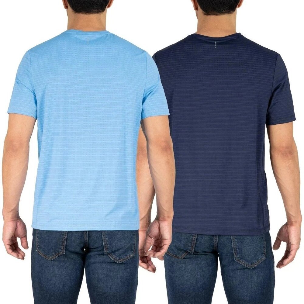 Soybu 2 pack Men's M Athletic Active Shirts Blue and Navy N0820 - Picture 2 of 6